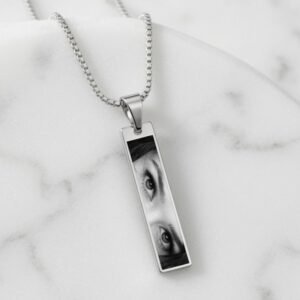 Personalized Photo Eye Necklace